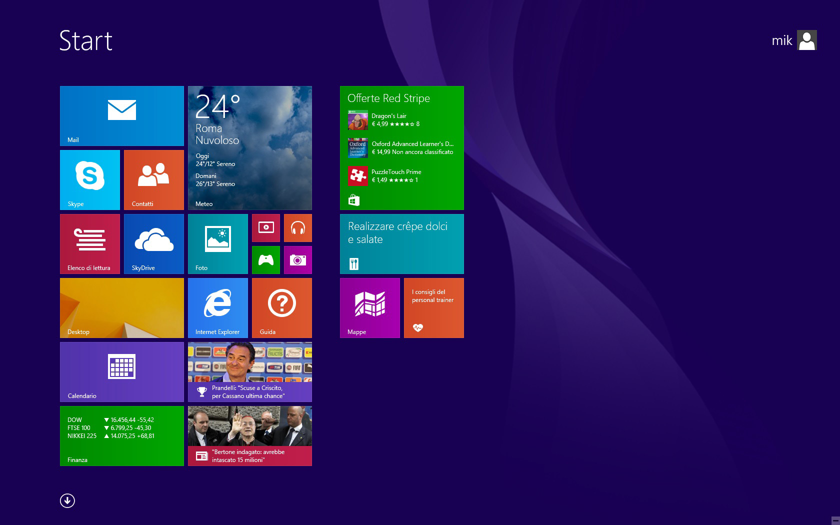 Avviare Windows 8 da Desktop